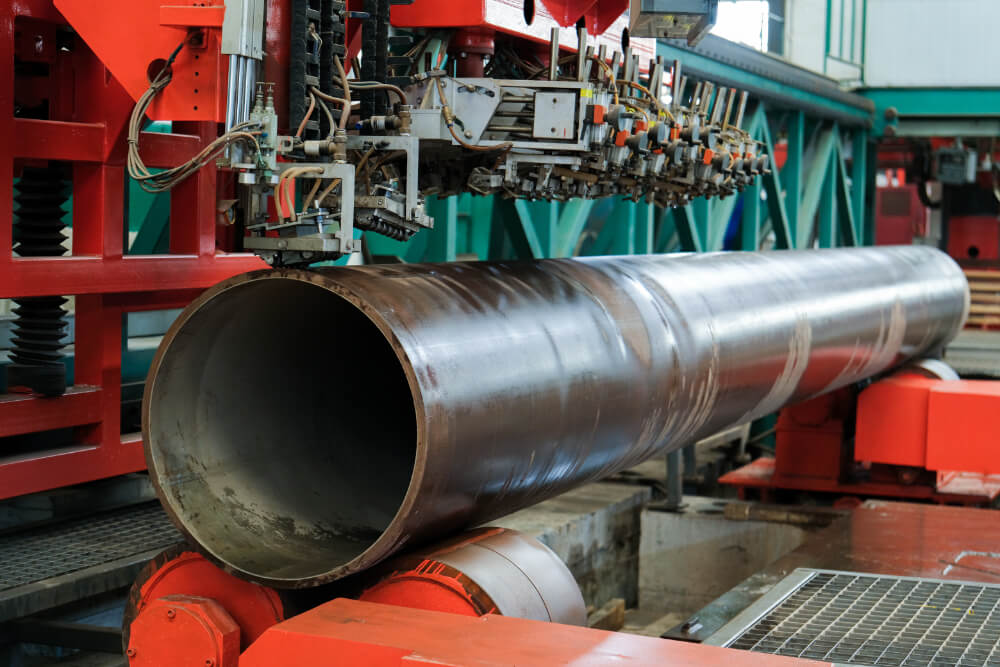 API 5LD CLAD PIPE UT TEST 01 Cra Clad and Lined Steel Pipes, Clad Pipes, welded clad pipe, welding clad pipes, jinglei, jlc, metal clad pipe, Alloy Cladded Pipe, CRA cladded pipe, JLC Welded Pipe